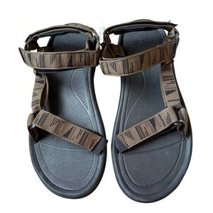 Teva‎ Original Universal Mens Sandals Size 13 Brown Pattern Adjustable Straps